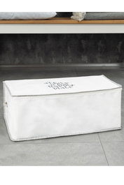 Aberto Design Cesta de Fieltro ALS-04195 Blanca
